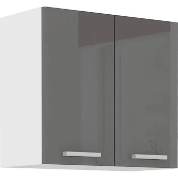 Kuchyňská linka Horní kuchyňská skříňka SAEED - šířka 60 cm, šedá / bílá