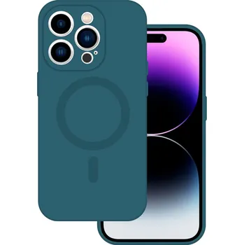 Pouzdro na mobilní telefon TEL PROTECT MagSilikonové pouzdro pro Iphone 11 Blue