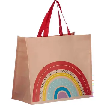 Nákupní taška Nákupní taška Rainbow - Pestrobarevná ekologická taška s duhovým motivem