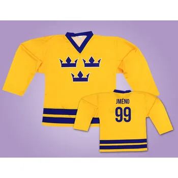 Hokejový dres Švédsko s vlastním jménem Velikost: XXL