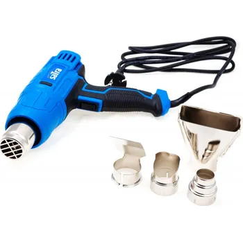 Horkovzdušná pistole Horkovzdušná pistole 2000W, sada 4 trysek - SATRA