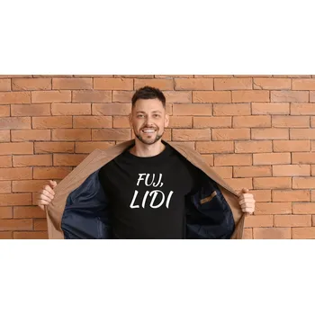 Pánské tričko Pánské tričko - Fuj lidi Barva: Růžová, Velikost: 2XL