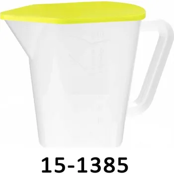 Džbánek plastový 1 L s odměrkou a víkem - Plast Team 15-1385