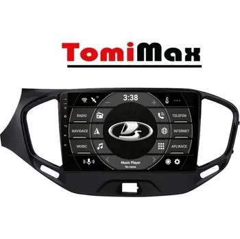 Autorádio TomiMax Lada Vesta Android 14 autorádio s WIFI, GPS, USB, BT HW výbava: 4 Core 1GB+16GB LOW, Velikost obrazovky: Dotyková obrazovka: 9"
