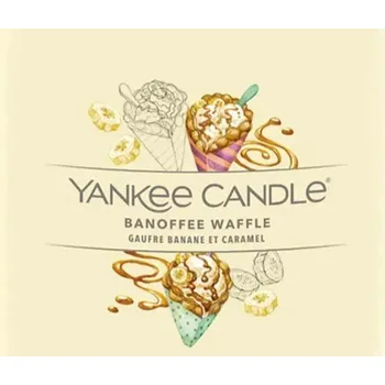 Svíčka Banoffee Waffle Signature Yankee Candle - Crumble vosk 22g
