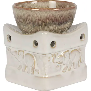 Aroma lampa Aromalampa Dva Sloni - Keramická aromalampa 11x8,5x8,5cm