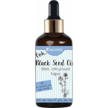 Masážní přístroj Nacomi Black Seed Oil olej z černého kmínu s pipetou 50 ml