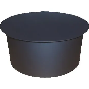 Kouřovod víčko kouřové 180mm t.1,5mm ČER