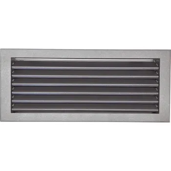 Větrací mřížka LAgrid s.r.o. Větrací kovová lamelová mřížka 40x17 Exteriér Antracit