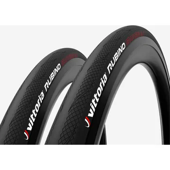 Plášť na kolo VITTORIA Sada 2 silničních plášťů Tubeless Ready Vittoria Rubino IV 700x28c ČERNÁ