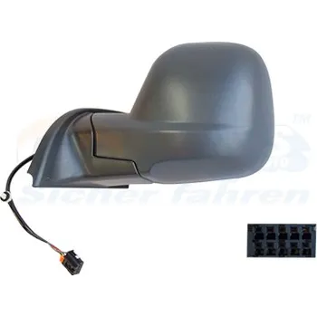 Auto zrcátko Vnější zpětné zrcátko VAN WEZEL 0991805