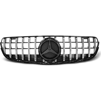 Nárazník Přední maska, Mercedes GLC, X253, 2015-2018, Chrome-Black (73.GRME46)