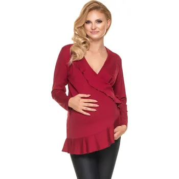 Dámská móda Těhotenská blůza model 157822 PeeKaBoo L/XL