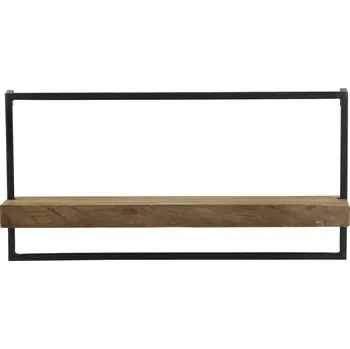 police Hnědá police z mangového dřeva Maddison – Light & Living ID_1530798