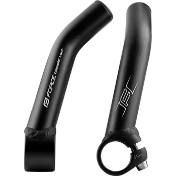 Rohy na řídítka Force Tech Al 13 cm černé matné