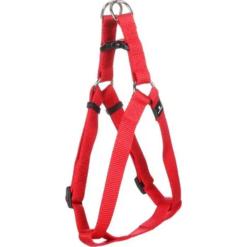 Postroj pro psa FLAMINGO Ziggi Step&Go postroj (M) 35-60x2cm - červený