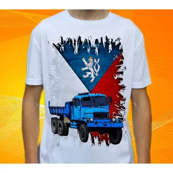 Pánské tričko tričko PRAGA V3S 3XL (tričko s náklaďákem)
