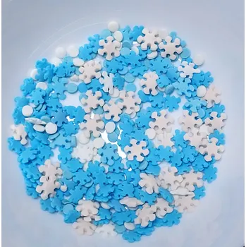 Přisada na vaření a pečení Lucie´s Sprinkles Frozen mix - sněhové vločky 90g: 90g