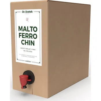 Herbadent Dr. Svatek Maltoferrochin medicinální víno na železo, 2 l