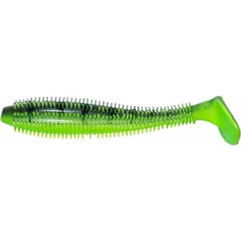 Umělá nástraha FOX - Gumová nástraha Spikey shad 6cm UV - Glow Perch - VÝPRODEJ