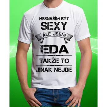 Pánské tričko tričko se jménem EDA XS