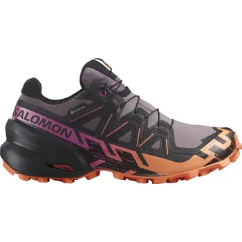 Dámská běžecká obuv Dámské běžecké boty Salomon SPEEDCROSS 6 GTX W fialové L47465700 - EUR 40 | UK 6,5 | US 8