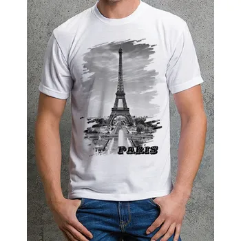 Pánské tričko tričko Paris 152 (tričko s městem)