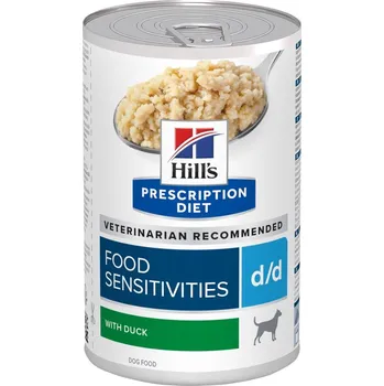 Krmivo pro psa 24x370g Hill's Prescription Diet d/d Food Sensitivities s kachním masem