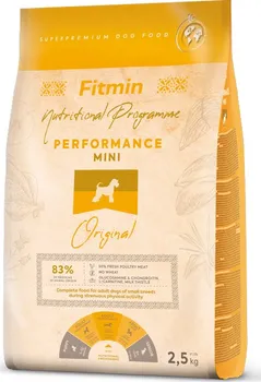 Krmivo pro psa Fitmin Nutritional Programme Dog Adult Mini Performance Poultry/Fish 2,5 kg