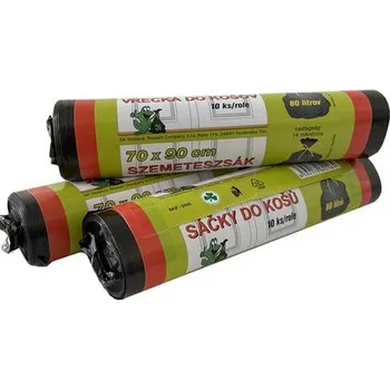 Pytle na odpadky pytle na odpadky 80l (10ks) 70x90cm 14µ