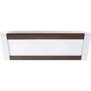 Osvětlení Stropní svítidlo Faro Barcelona Azor 2 - 03008, tmavá hnědá - chromová