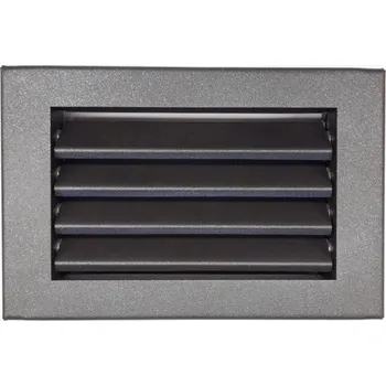Větrací mřížka LAgrid s.r.o. Větrací kovová lamelová mřížka 30x13 Interiér Černá