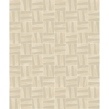 Tapeta Béžová geometrická vliesová tapeta na zeď, YSA204, Mysa, Khroma by Masuree
