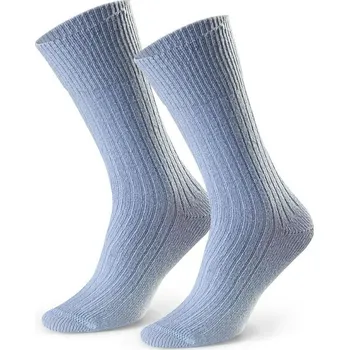 Dámské ponožky Světle modré dámské klasické ponožky Art.093 TF025, BLUE Velikost: 38/40