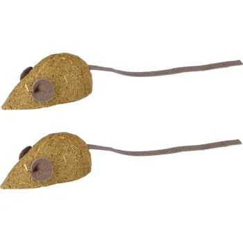 Hračka pro kočku Trixie Catnipová myš bez rolničky 5 cm 2 ks