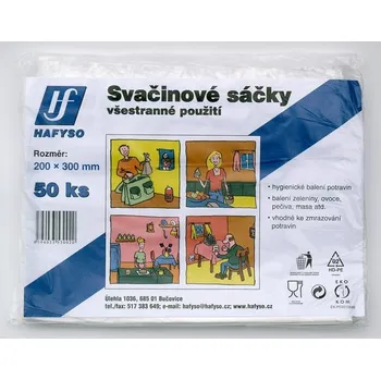 Sáček na potraviny Svačinové sáčky 20x30 cm/12my, 50ks/bal