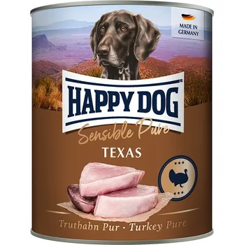 Krmivo pro psa 24x800g Happy Dog Sensible Pure - Texas (krůtí)