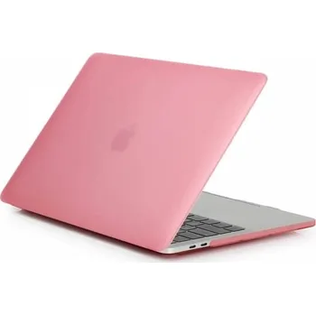 Pouzdro na mobilní telefon Plastový ochranný obal pro Apple MacBook Pro 13" TouchBar (2016-2019) - světle růžový