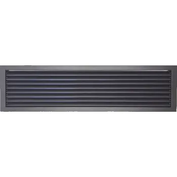 Větrací mřížka LAgrid s.r.o. Větrací kovová lamelová mřížka 80x21 Exteriér Bílá