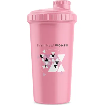 Shaker BrainMax Women plastový shaker (šejkr), 700 ml Barva: Růžová