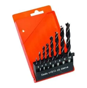 vrták do dřeva sada 3,0-10,0mm 8díl.