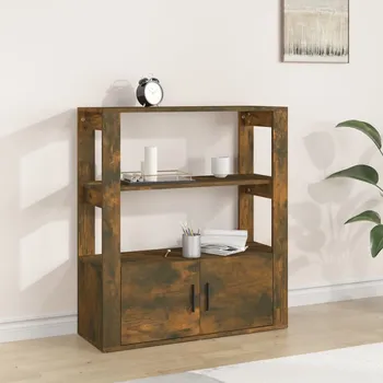 Organizace kuchyně ZBXL Příborník kouřový dub 80x30x90 cm kompozitní dřevo