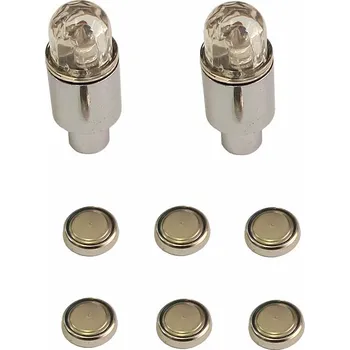 Duše na kolo Čepička ventilku - LED sada