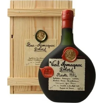 Brandy Armagnac Delord 1974 40 % 0,7 l dřevěný box