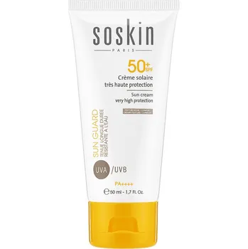 Přípravek na opalování Soskin-Paris Sun Cream Very High Protection Spf 50 Dry Skin - Ochranný Krém pro Suchou Pokožku SPF 50 50 ml