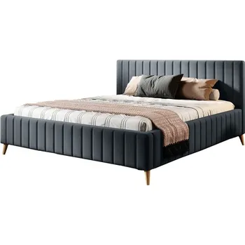 Postel Sconto Saga 160 x 200 cm tmavě šedá