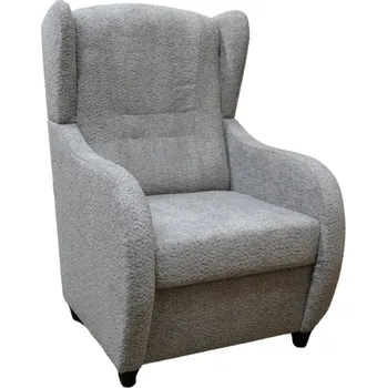 Křeslo Relaxační křeslo ušák René Lucia 18 šedé