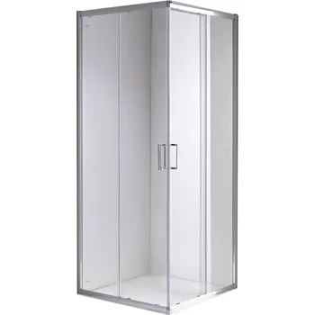 BPS-koupelny Čtvercový sprchový kout HYD-SK93D 70x70 chrom/transparent - bez vaničky