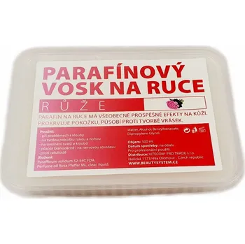 Péče o ruce Růže parafinový vosk na ruce 500 ml