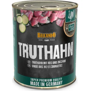 Krmivo pro psa 12x800 g Belcando Super Premium - krůtí s rýží a cuketou